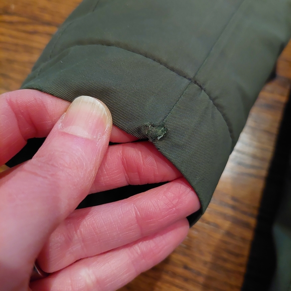 The North Face Women's Small/Petite Hyvent Parka in Olive Green and Black Camo - Picture 13 of 16